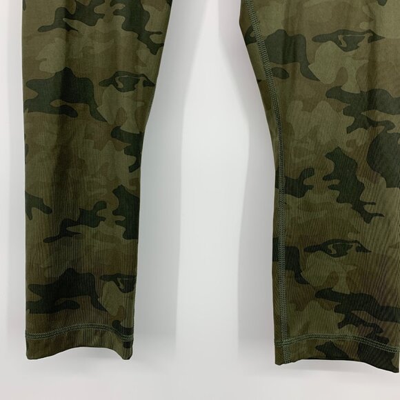 Lululemon Leggings Wunder Under Savasana Camo Capri Crop Luxtreme - Picture 5 of 10